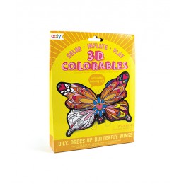 3D COLORABLE - BUTTERFLY WINGS