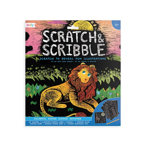 SCRATCH & SCRIBBLE - DRAGONES