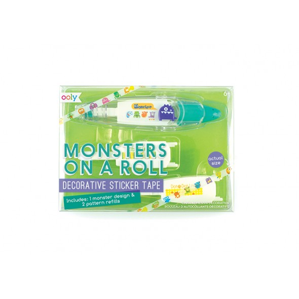 CINTA DECORATIVA MONSTERS ON A ROLL