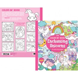 COLOR IN BOOK - ENCHANTING UNICORNS