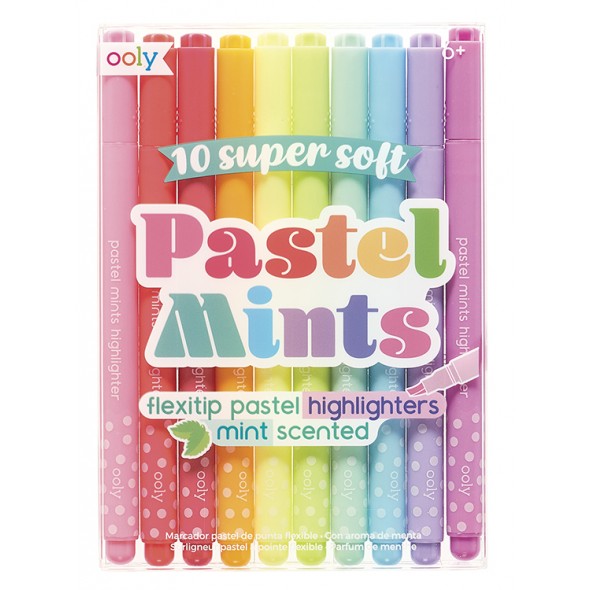 PASTEL MINTS SCENTED HIGHLIGHTERS - SET OF 10