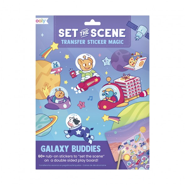 PEGATINAS TRANSFER SET THE SCENE - GALAXY BUDDIES