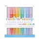 CONFETTI STAMP DOUBLE ENDED MARKERS - SET OF 8