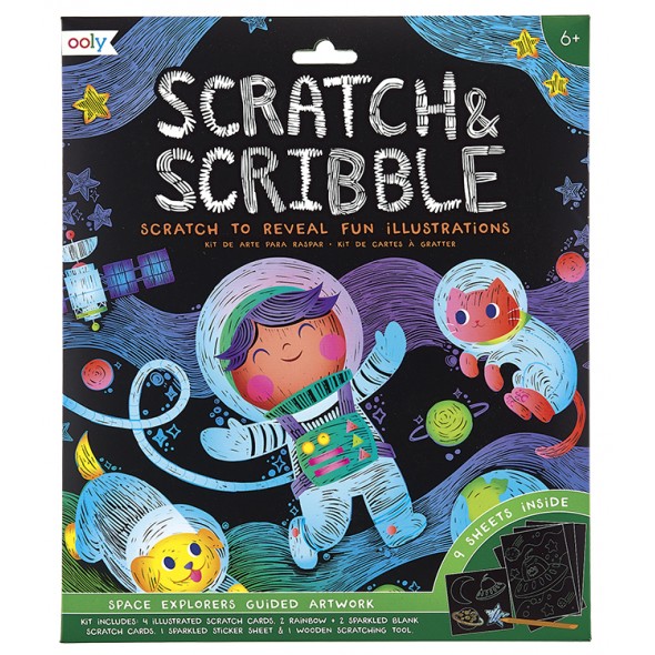 SCRATCH & SCRIBBLE - OUTER SPACE EXPLORERS