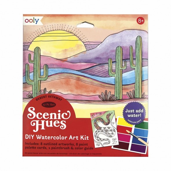 SET DE ACUARELA SCENIC HUES D.I.Y.  - DESERT GETAWAY