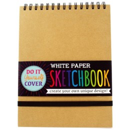 WHITE DIY COVER SKETCHBOOK